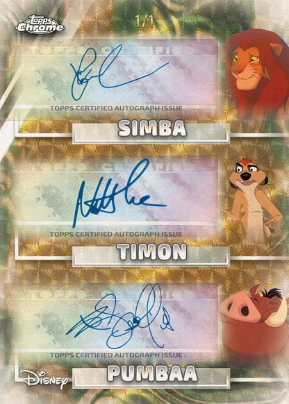 2026 Topps Chrome Disney Value Box + Ultra Pro Toploader Regular Gratis