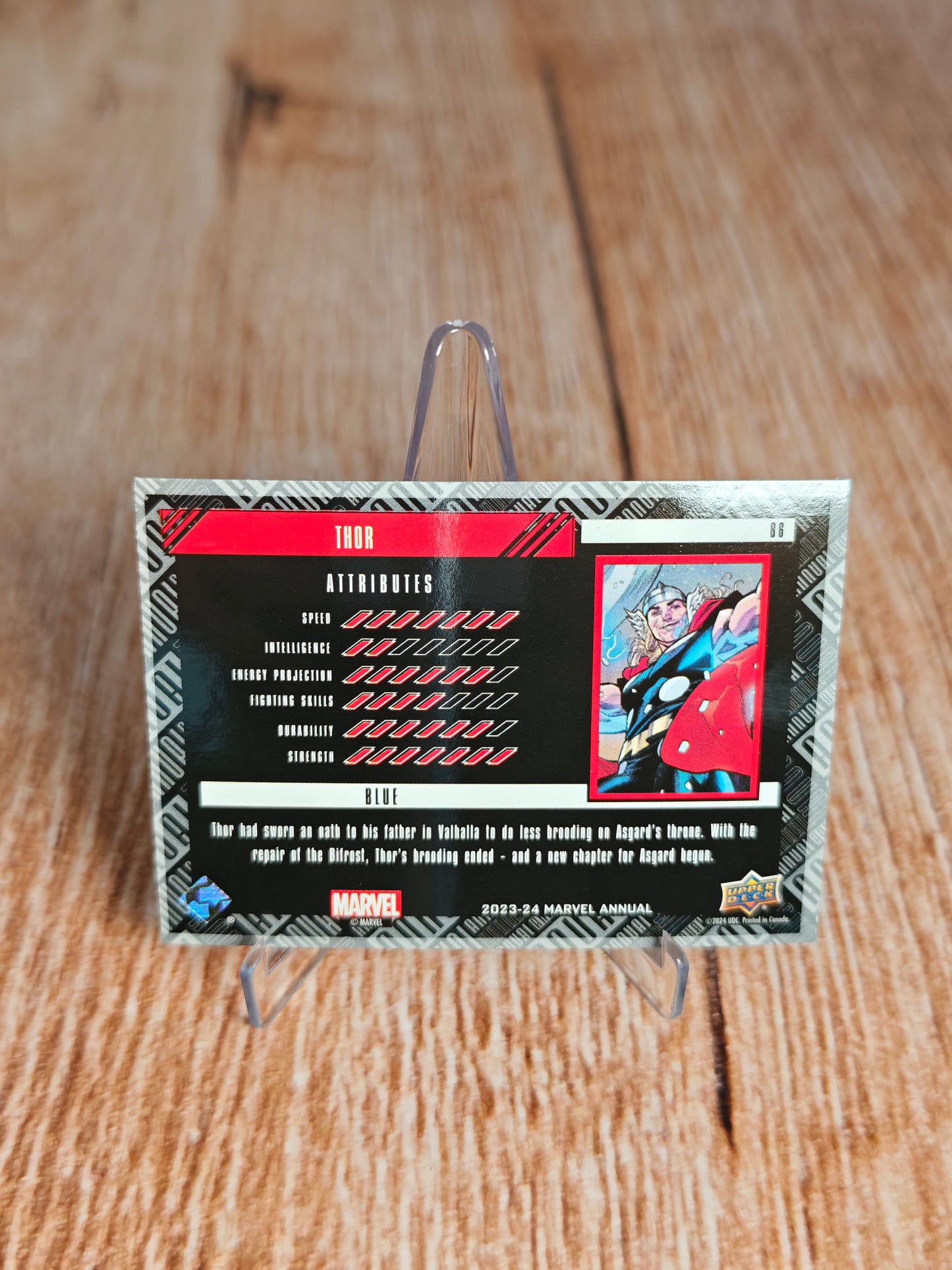 2023-24 Upper Deck Marvel Thor Blue