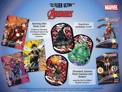 Upper Deck Marvel Fleer Ultra Avengers Hobby Pack