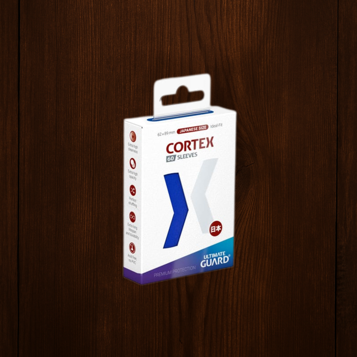 Ultimate Guard Cortex Sleeves Japanese Size (60) - Blue