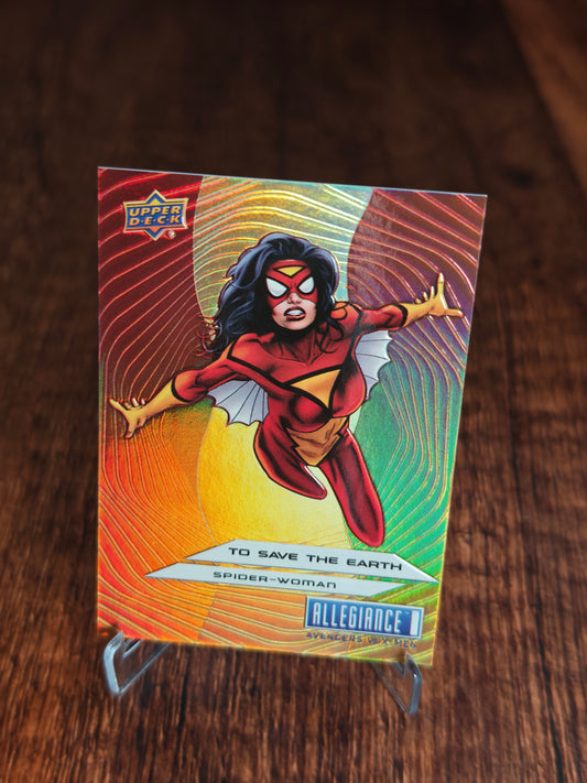 2023 Upper Deck Marvel Avengers vs X-Men To Save the Earth Spider-Woman